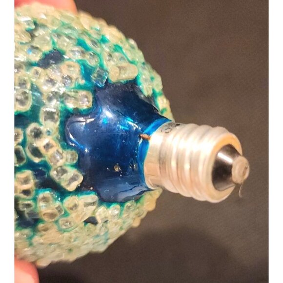 GE Vintage Sparkling Crystal Beaded Decorative Light Bulb - Picture 9 of 10